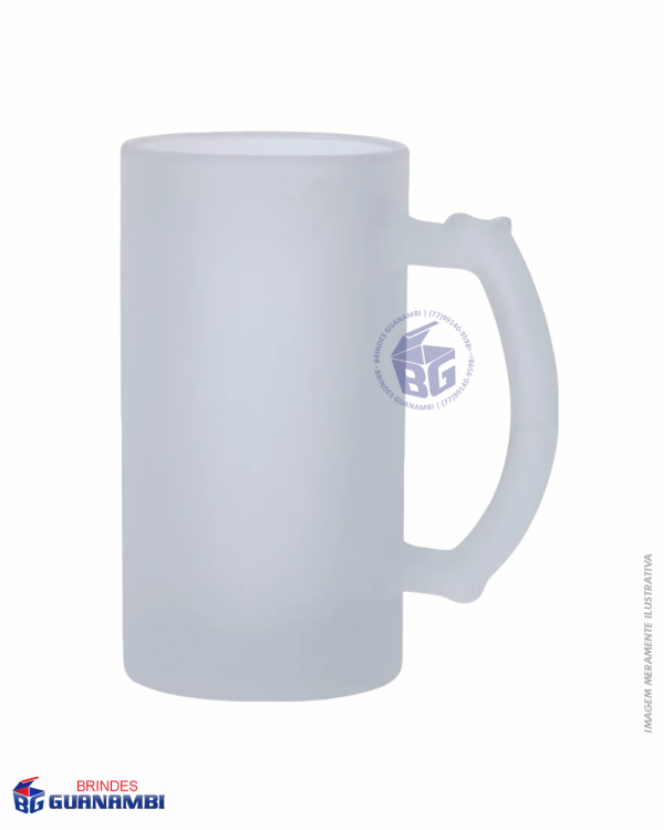 Caneca De Chopp Vidro Translúcido 475ml